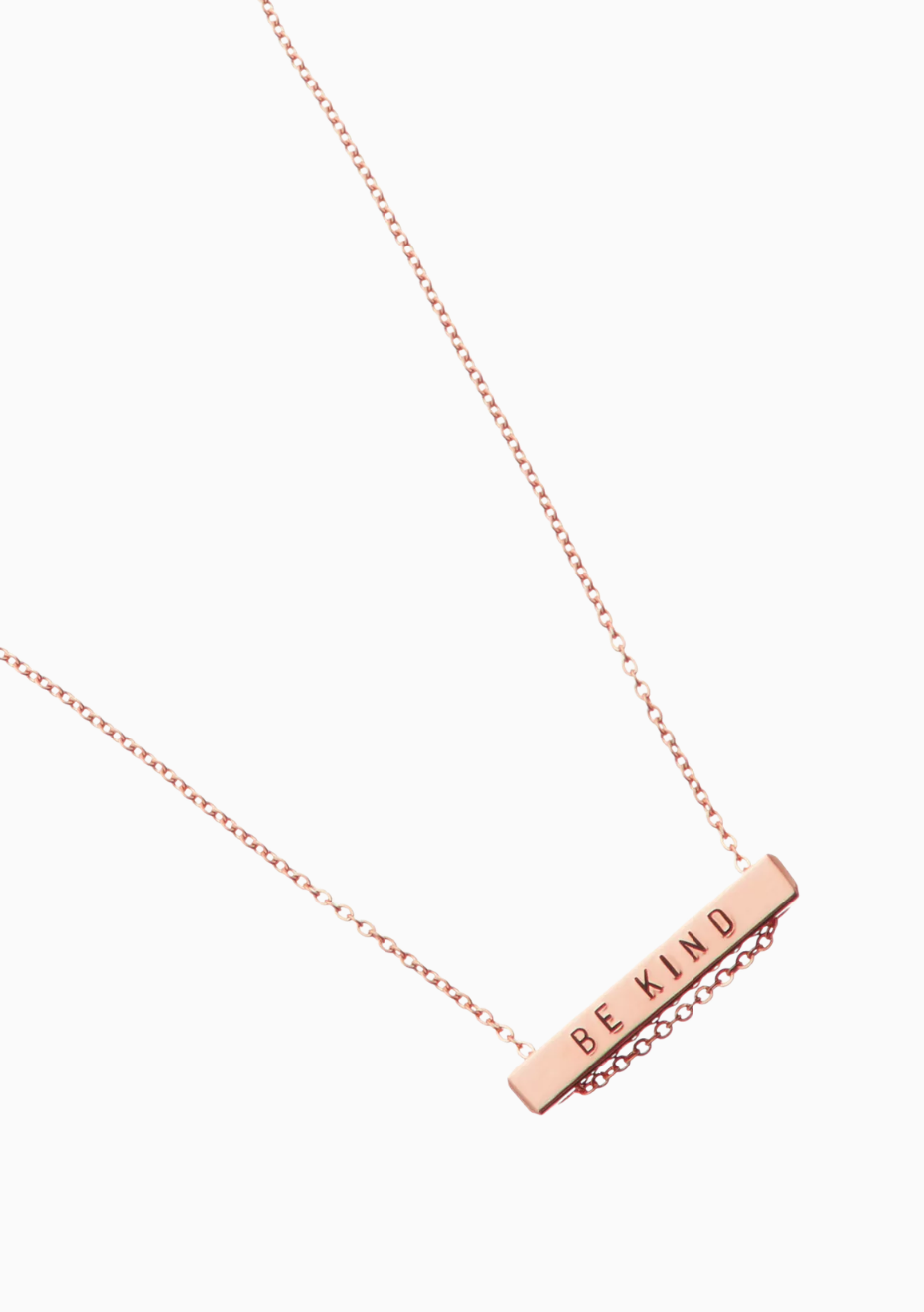 9 Karakter Kişiselleştirilebilir Rose Gold Kaplama Kolye - Görsel 3