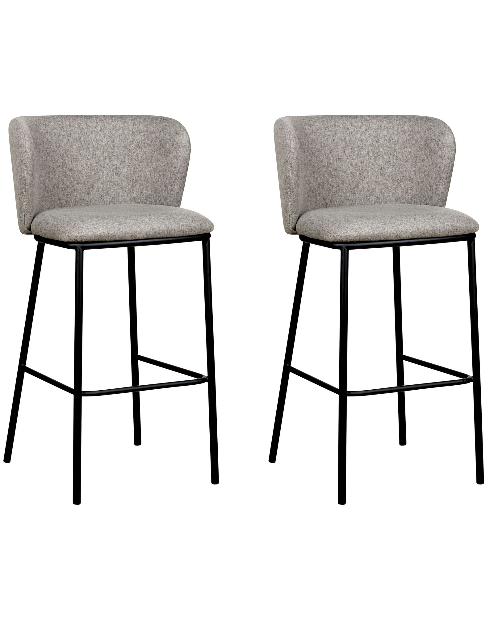 MINA 2'li Bar Sandalyesi Seti, 73 cm Oturum, Ayak Destekli, Modern Tasarım - Görsel 3