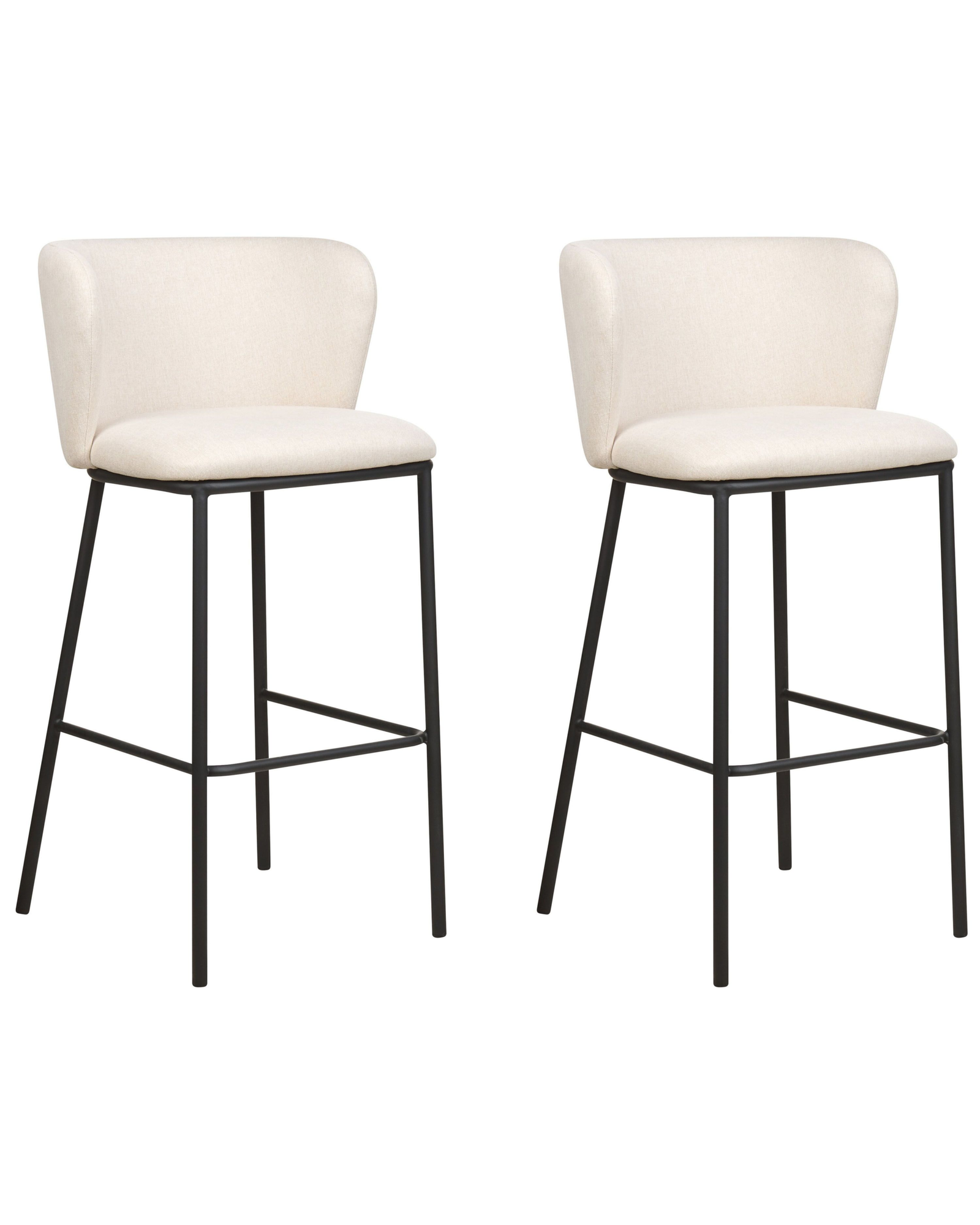 MINA 2'li Bar Sandalyesi Seti, 73 cm Oturum, Ayak Destekli, Modern Tasarım - Görsel 2