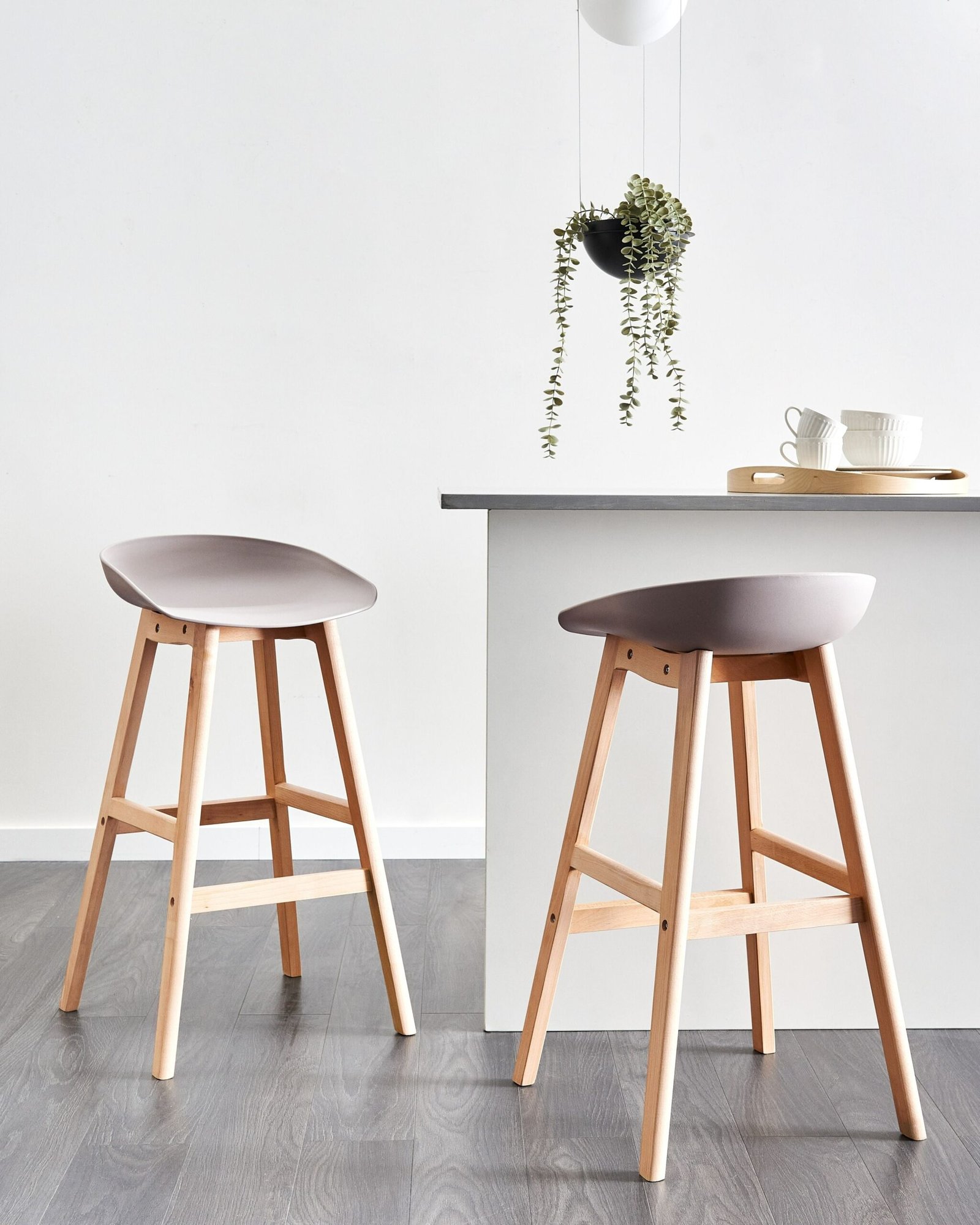 MICCO 2’li Bar Sandalyesi Seti, İskandinav Tarzı, 72 cm Oturma Yüksekliği, Minimalist Tasarım - Görsel 6